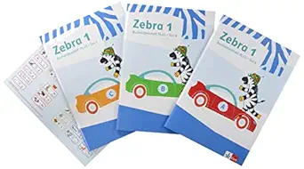 Zebra 1 Buchstabenheft PLUS (Teil A, Teil B & Teil C)