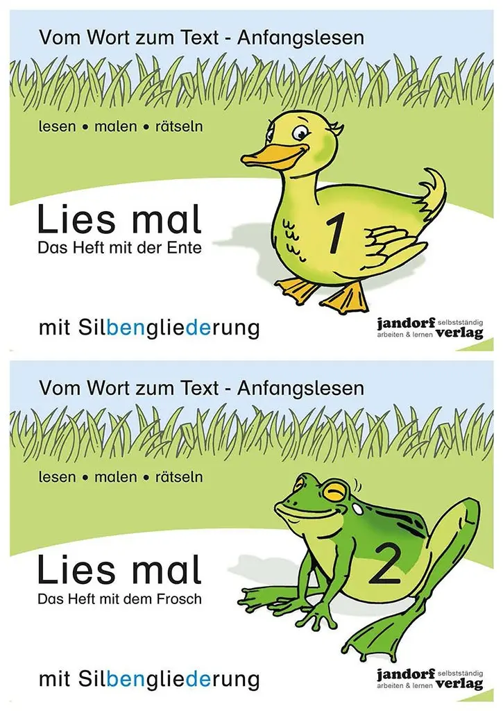 [DEU25] Lies mal! (mit Silbengliederung) Hefte 1 & 2 Paket
