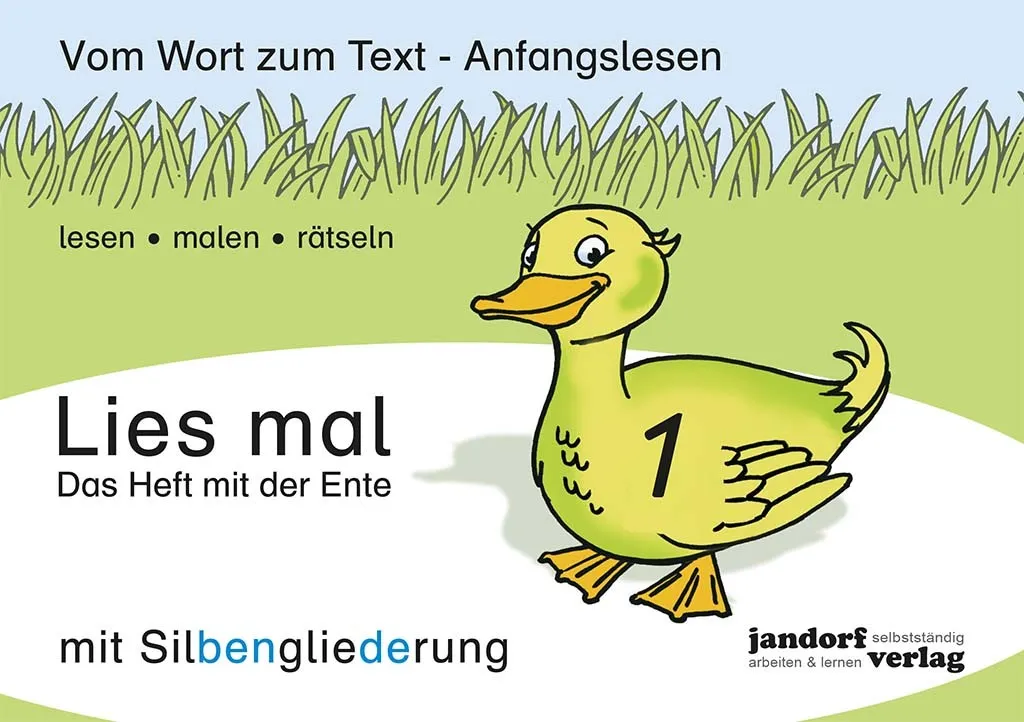 Lies mal! (mit Silbengliederung) Heft 1: Das Heft mit der Ente mit Name