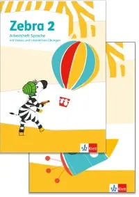 Zebra 2 Paket: Arbeitsheft Sprache, Arbeitsheft Lesen / Schreiben mit digitalen Medien