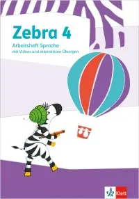 [DEU38] Zebra 4 Arbeitsheft Sprache mit Videos und interaktiven Übungen