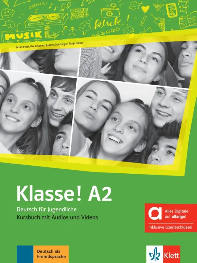 Klasse! A2 - Kursbuch Hybride Ausgabe allango