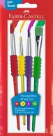 Faber-Castell Pinsel Set mit Softgriffstück - brush set with soft touch grip area