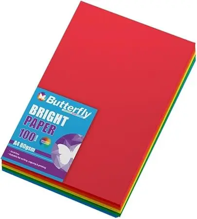 A4 Farbiges Papier - Bright Paper: 100 Seiten/pages