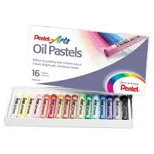 16 Ölpastellkreiden - Oil Pastels
