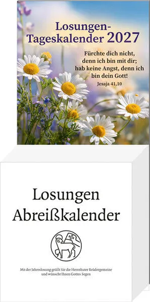 Die Losungen 2027 Abreißkalender