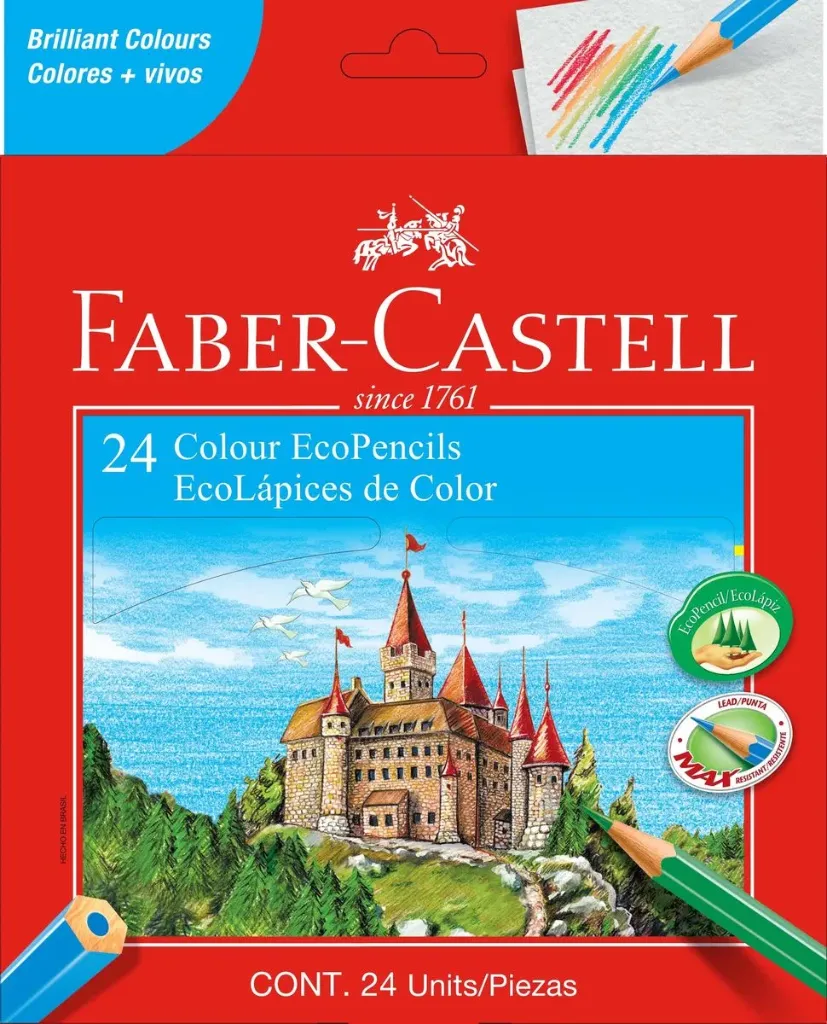Faber-Castell Colour EcoPencils - Buntstifte (24)