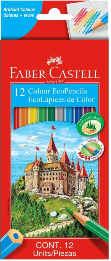 Faber-Castell Colour EcoPencils - Buntstifte (12)