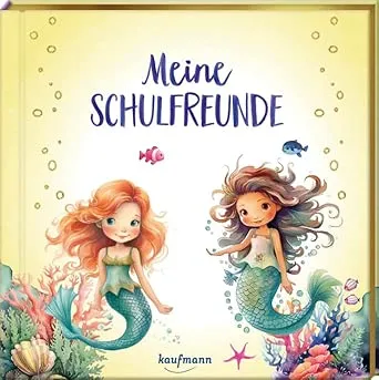 Meine Schulfreunde: Meerjungfrauen - mit Metallic-Farbschnitt
