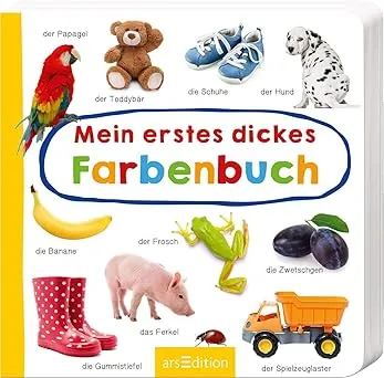 Mein erstes dickes Farbenbuch: Foto-Wörterbuch
