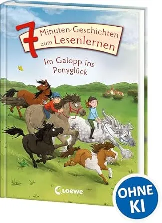 Leselöwen - Das Original - 7-Minuten-Geschichten zum Lesenlernen - Im Galopp ins Ponyglück