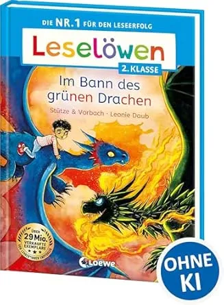 Leselöwen 2. Klasse - Im Bann des grünen Drachen