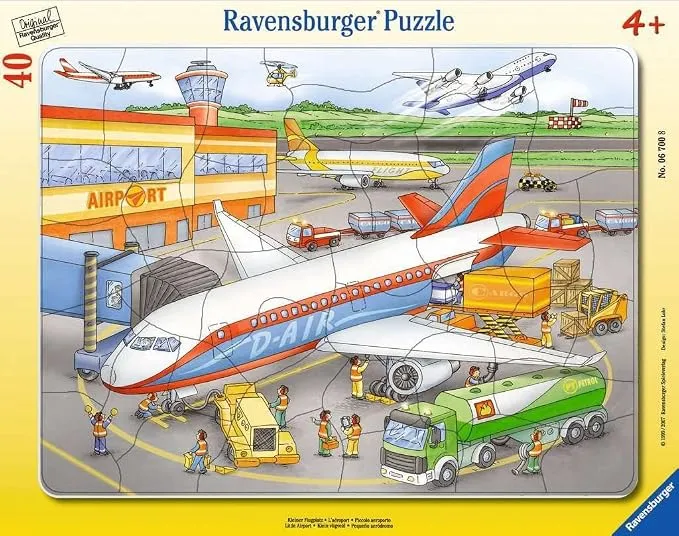 Ravensburger Puzzle Kleiner Flugplatz - 40 Teile Puzzle ab 4 Jahre