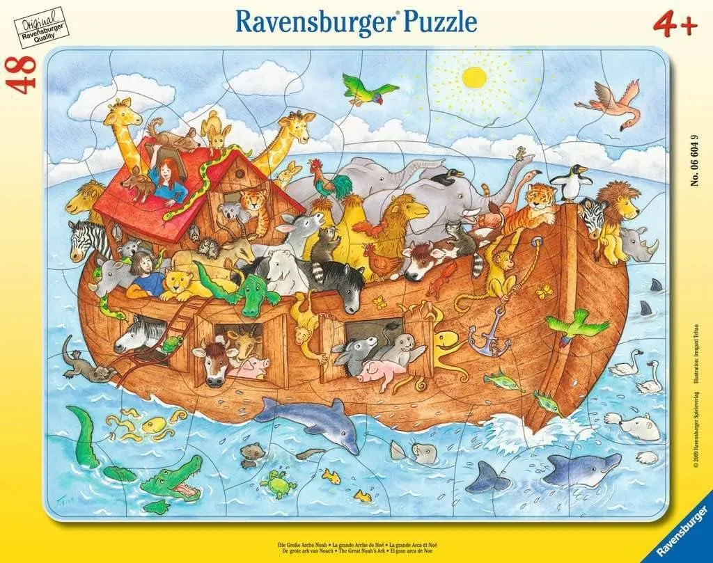 Ravensburger Puzzle Die große Arche Noah - 48 Teile Puzzle ab 4 Jahre
