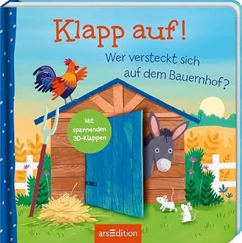 Klapp auf! Wer versteckt sich auf dem Bauernhof?: Mit spannenden 3D-Klappen