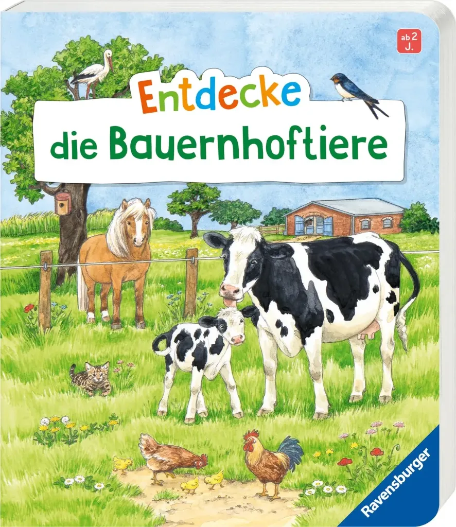 Entdecke die Bauernhoftiere
