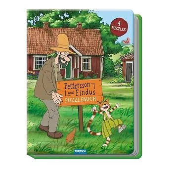 Trötsch Pettersson und Findus Puzzlebuch Rätselbuch Spielbuch Kinderbuch