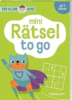Der kleine Heine. Mini Rätsel to go. Ab 9 Jahren | Mit Lösungen auf der Rückseite