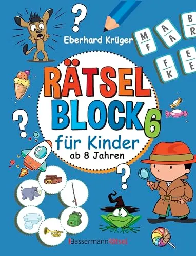 Rätselblock 6 für Kinder ab 8 Jahren
