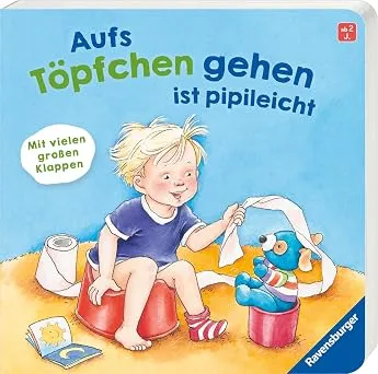 Aufs Töpfchen gehen ist pipileicht: Ein Spielbuch mit vielen Klappen