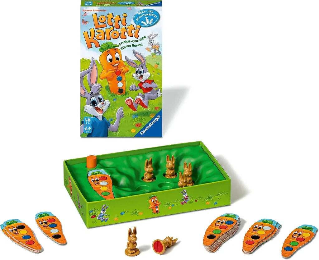 Ravensburger Reisespiel Lotti Karotti - Kinderspiel ab 4 Jahre