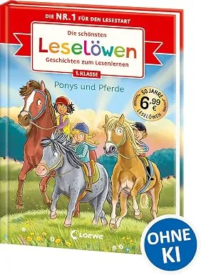 Die schönsten Leselöwen-Geschichten zum Lesenlernen - Ponys und Pferde