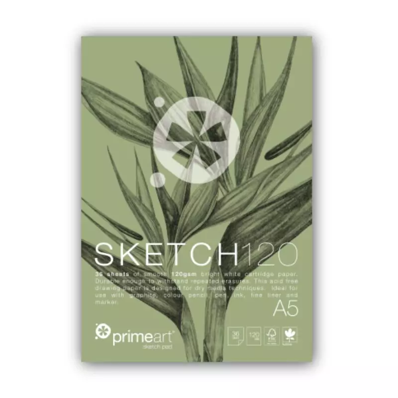 Prime Art Sketch Pad 120gsm A5